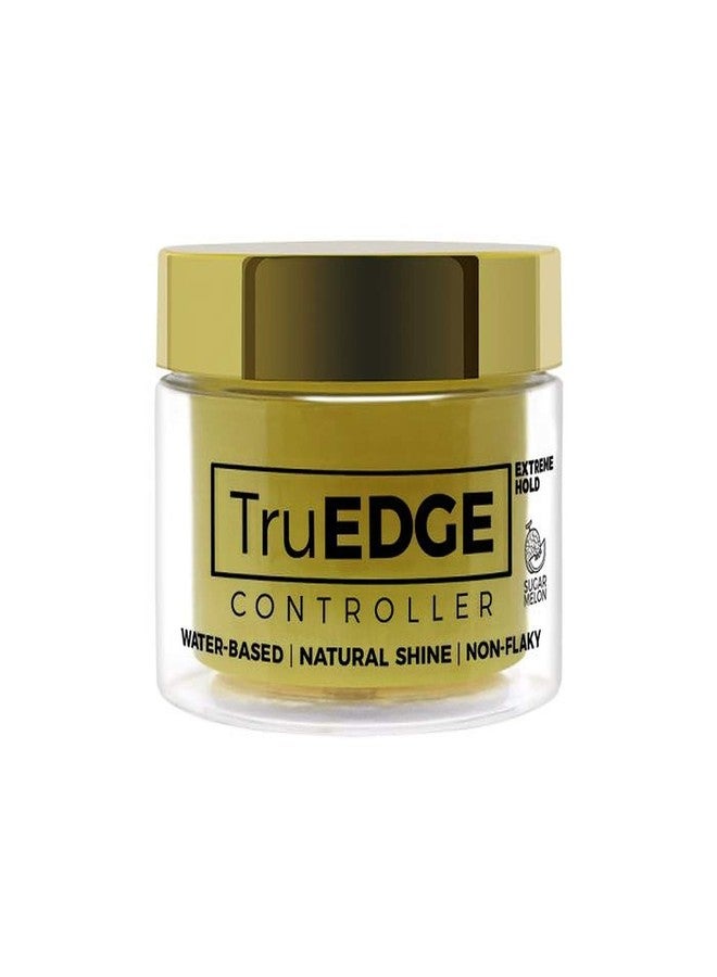 Tyche TruEDGE Controller Extreme Hold Water-Based Pomade - Ntaural Shine & Non-Flaky Scented Edge Control - Perfect for Hair-Braiding (Sugar Melon) - Image 1