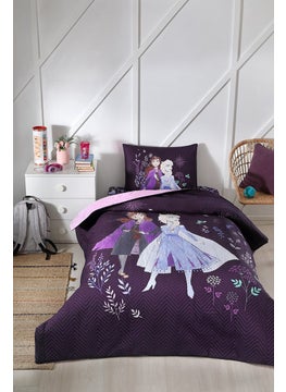 özdilek Frozan Natural Single Disney Licensed Elastic Fitted Bed Sheet Quilted Children's Duvet Cover Set  - Image 1