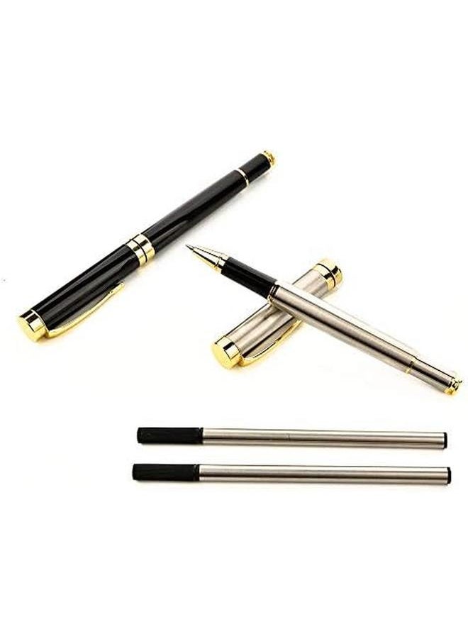 iMeaniy - Luxury Ballpoint Pen Writing Set Elegant Fancy Roller Ball Nice Gift Pens For Signature Colleague Students Boss Executive Business Office Supplies With Gift Box 2 Extra 0.5Mm Refills 2 Pens - Image 1