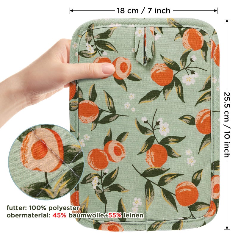 BONTHEE Pot Holders for Kitchen Heat Resistant Hot Pads for Countertops Oven Pot Holders Cotton Potholders for Kitchen Cooking Baking - 2PCS - Image 5