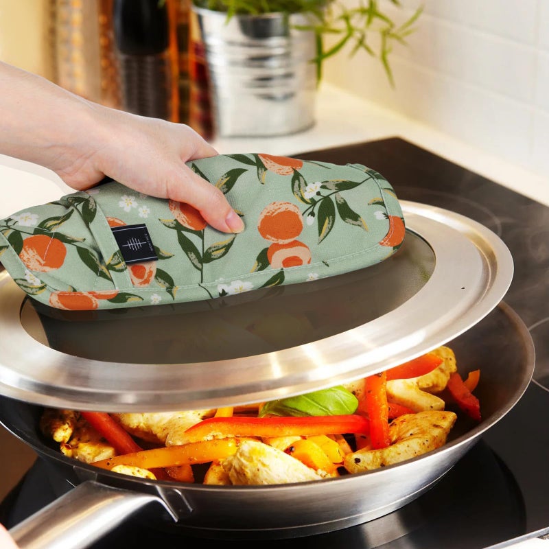 BONTHEE Pot Holders for Kitchen Heat Resistant Hot Pads for Countertops Oven Pot Holders Cotton Potholders for Kitchen Cooking Baking - 2PCS - Image 4