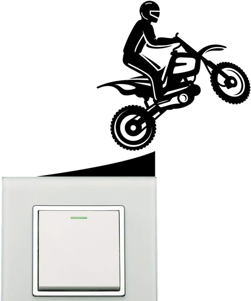 Wall4Stickers ملصق حائط دراجة نارية Wall4stickers - Image 2