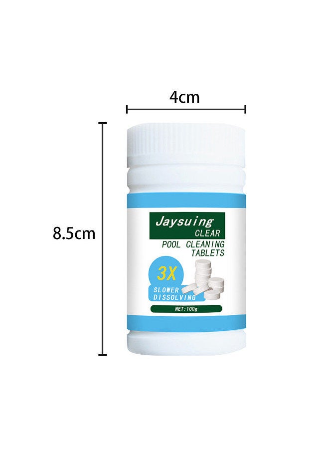 Generic 100g/3.5oz Swimming Pool Cleaning Tablets Swimming Pool Sanitizer Effervescent Tablets Pool Care Accessory  - Image 3