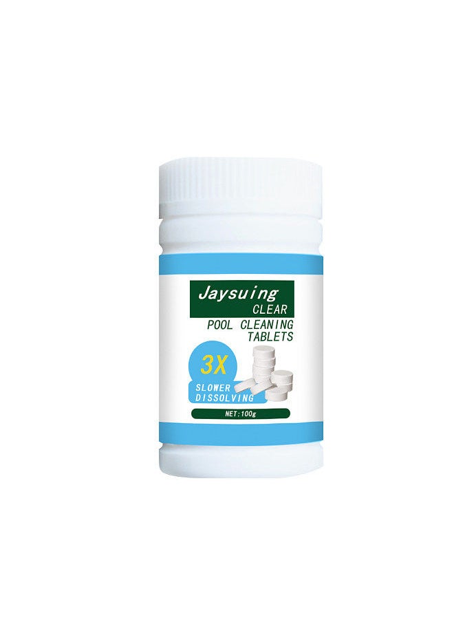 Generic 100g/3.5oz Swimming Pool Cleaning Tablets Swimming Pool Sanitizer Effervescent Tablets Pool Care Accessory  - Image 5