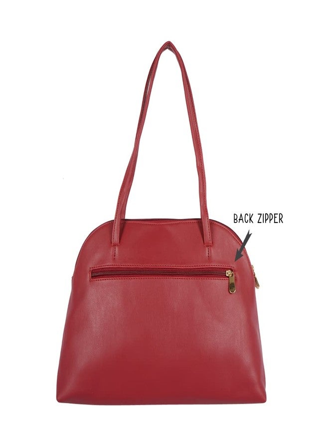 Baggit Womens Lxe Inspect Bowling Bag- Red - Image 4