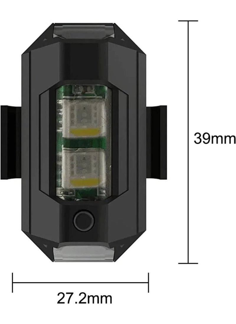 Zoli - 1 Piece Wireless Mini LED Light - Flashing Mode 7 Different Colors - Motorcycle/Car/Bicycle LED Accessory - Image 1