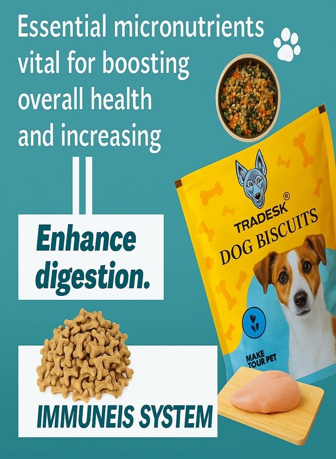 TRADESK Mutton Dog Biscuits - 1kg Pack | Tasty & Nutritious Treats for Puppies & Adult Dogs | Ideal for Training, Rewards & Bonding - Image 3