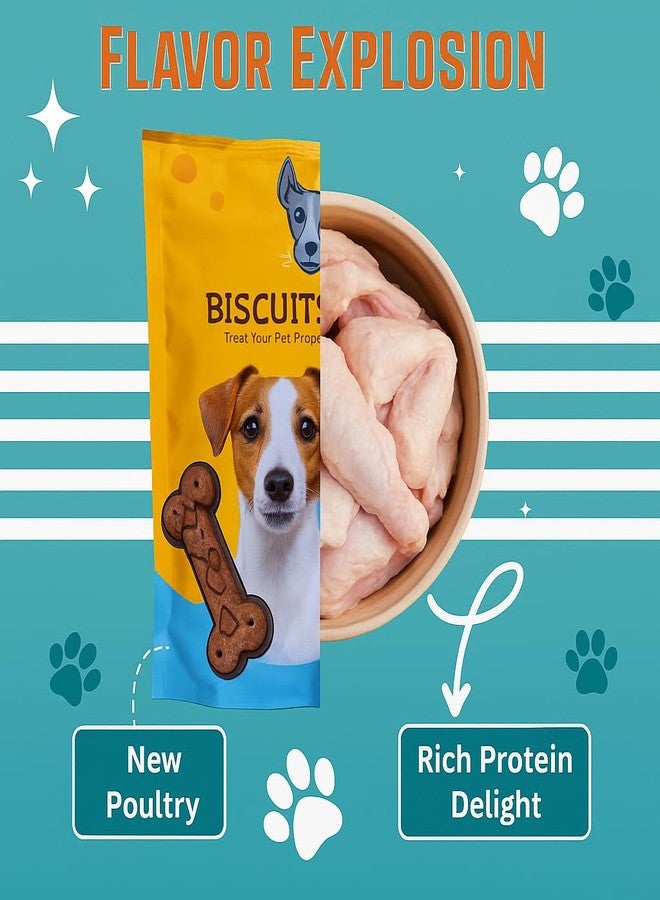 TRADESK Mutton Dog Biscuits - 1kg Pack | Tasty & Nutritious Treats for Puppies & Adult Dogs | Ideal for Training, Rewards & Bonding - Image 2