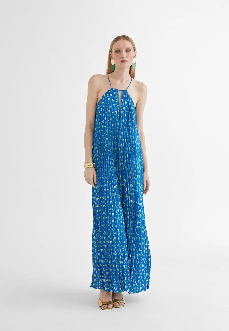 Lola Casademunt Monogrammed halter dress