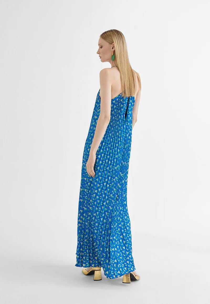 Lola Casademunt Monogrammed halter dress