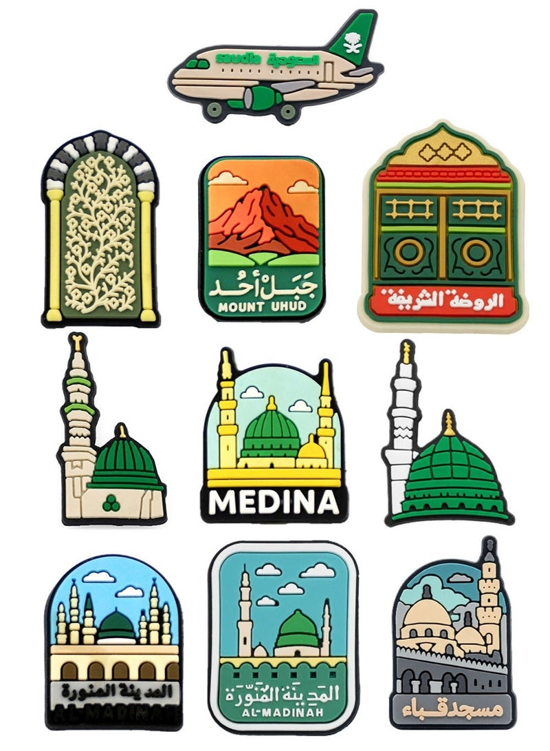 LNKOO 3D Silicon Stickers Collection – Makkah, Hajj & Umrah Designs - Image 1