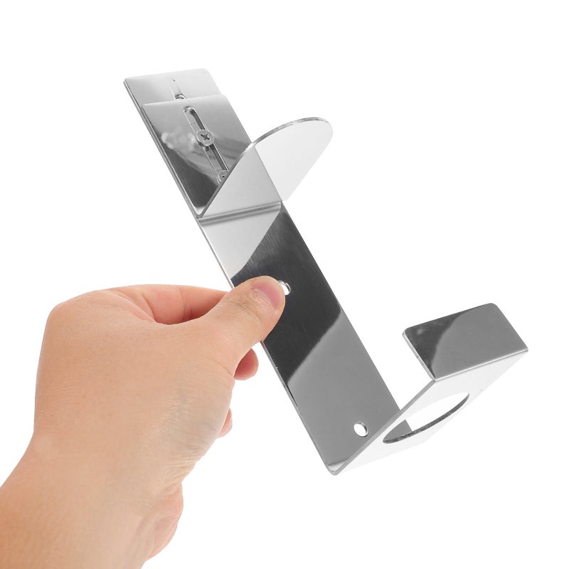 Dispenser Holder, Wall Mount for Soap and Shampoo Bottles, Durable Stainless Steel Design - Image 3