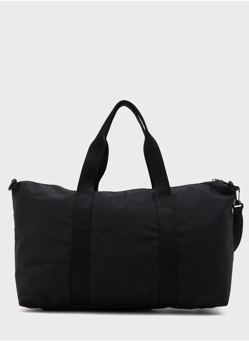 HUGO Logo Print Duffel Bag