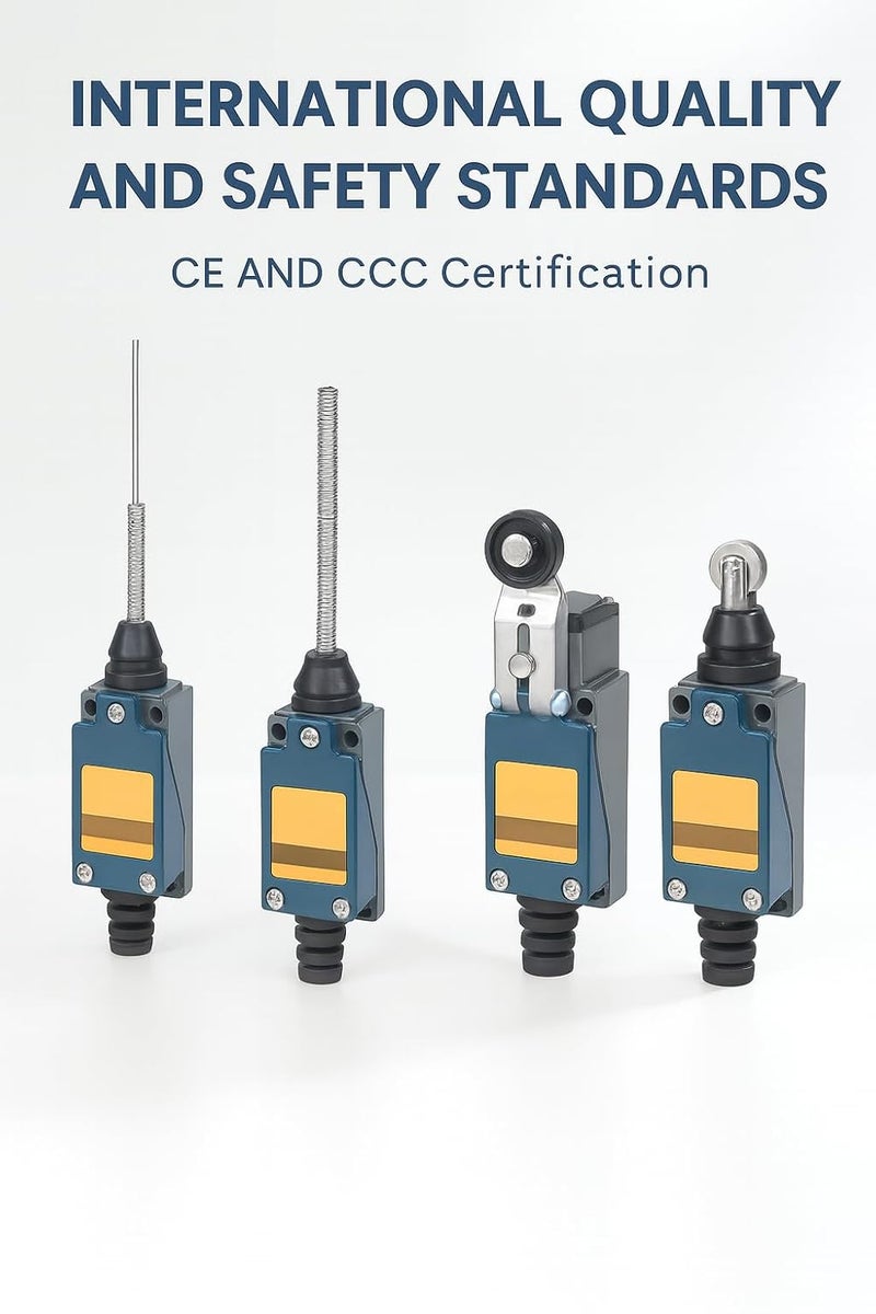 Precision Micro Limit Switch With Plastic Roller Lever 1NO 1NC 5A 250VAC IP65 Waterproof For Automation - Image 5