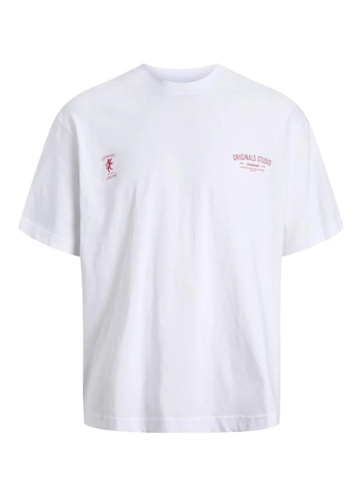 JACK & JONES Graphic Crew Neck T-Shirt