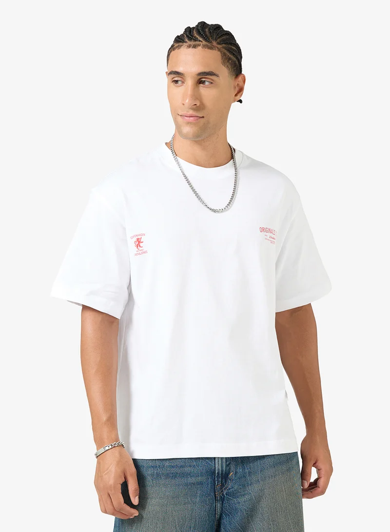 JACK & JONES Graphic Crew Neck T-Shirt