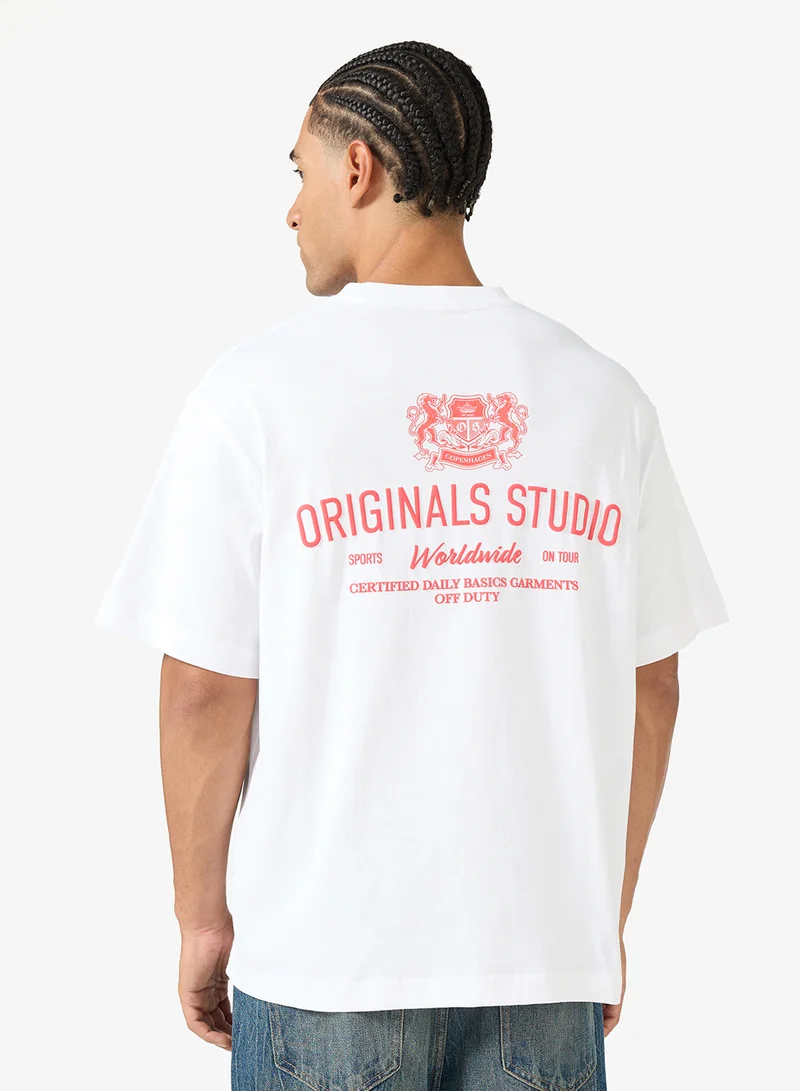 JACK & JONES Graphic Crew Neck T-Shirt