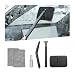 FALVFUN Car Windshield Cleaning Tool Vehicle Window Glass Cleaner with 2 Reusable Microfiber Pads Extendable Handle Automotive Interior Windscreen Wash Kit Universal for Most Vehicles - Image 2