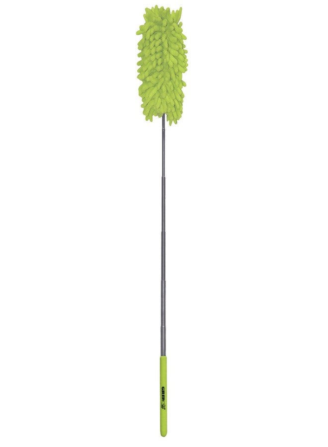 GRIP Telescopic Micro Fiber Duster - Extends 10" to 34" - Traps and Holds Dust Without Harmful Cleaning Chemicals - Cleaning/Dusting Around Home, Office, Vehicle - Image 2
