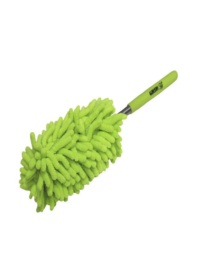 GRIP Telescopic Micro Fiber Duster - Extends 10" to 34" - Traps and Holds Dust Without Harmful Cleaning Chemicals - Cleaning/Dusting Around Home, Office, Vehicle - Image 1