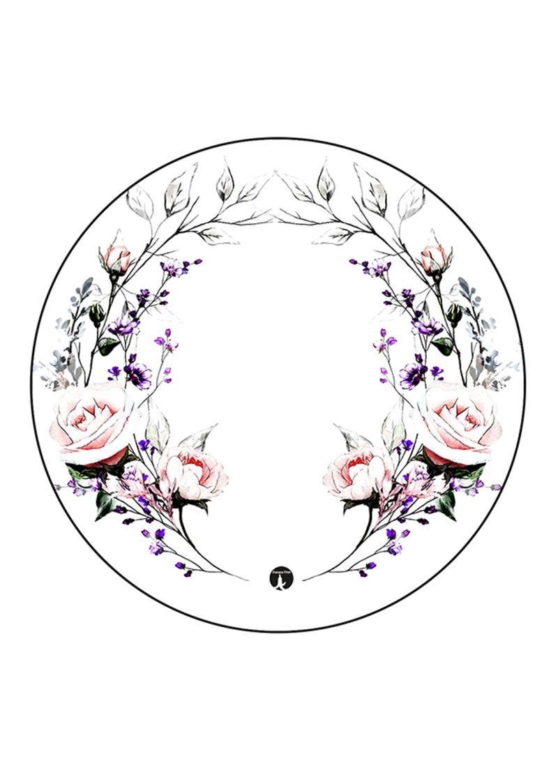RKN Flowers Printed Mouse Pad Multicolour