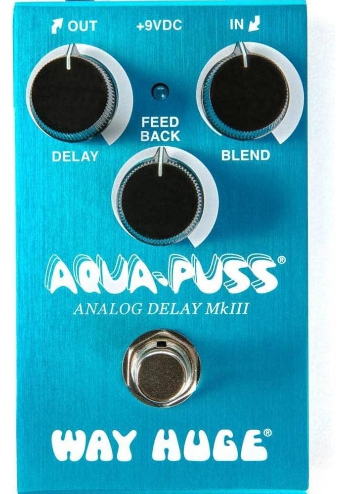 Way Huge Aqua-Puss Analog Delay MkIII Guitar Effect Pedal - Image 1