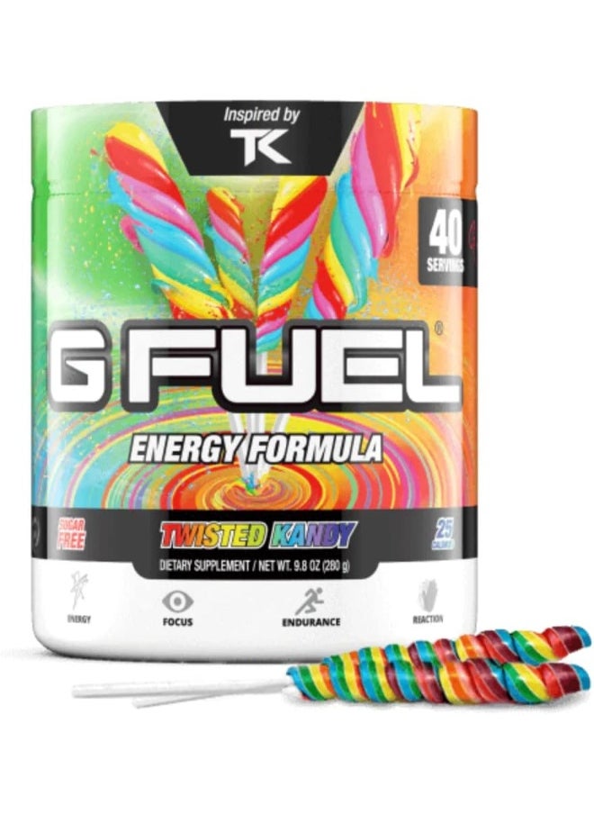 Gamma Labs G Fuel Tropical Rain Tub (40 Servings) Elite Energy And Endurance Formula Net Wt. 9.8 Oz  - Image 4