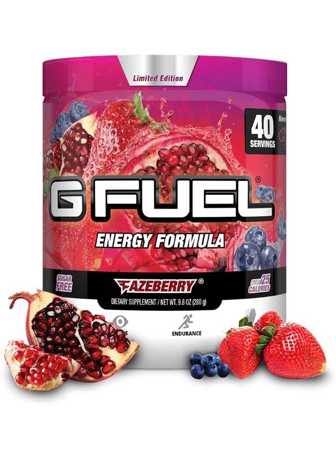 Gamma Labs G Fuel Tropical Rain Tub (40 Servings) Elite Energy And Endurance Formula Net Wt. 9.8 Oz  - Image 2