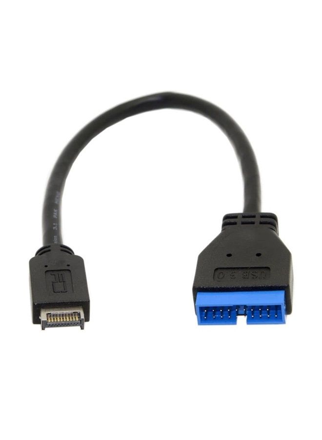 Chenyang CY USB 3.1 Type-E Front Panel Header to USB 3.0 20Pin Header Extension Cable for ASUS Motherboard 20cm - Image 1