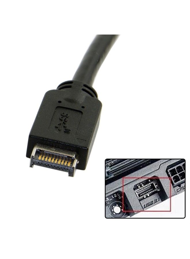 Chenyang CY USB 3.1 Type-E Front Panel Header to USB 3.0 20Pin Header Extension Cable for ASUS Motherboard 20cm - Image 2