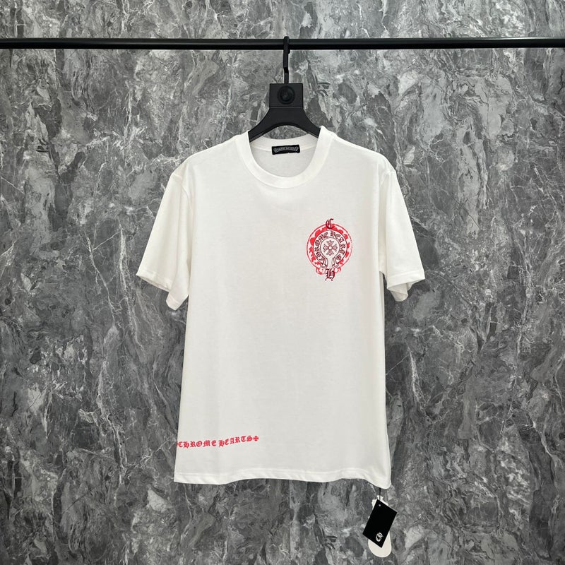2025 Tide Brand American Summer Ch G Luo Fanwen Cross Short Sleeve T-Shirt Men And Women With A Batch - Image 1