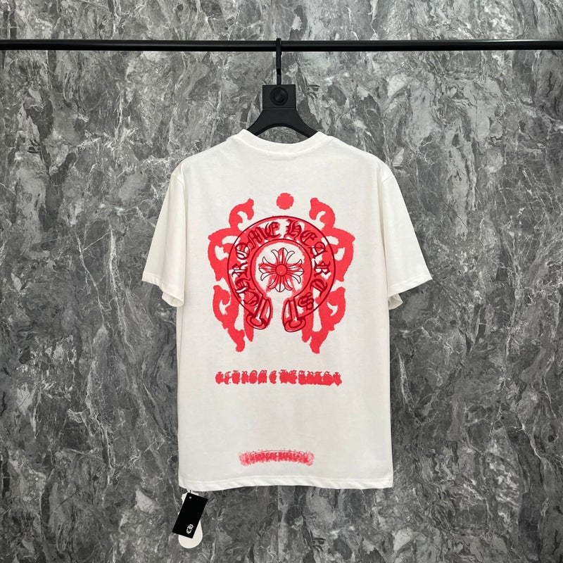 2025 Tide Brand American Summer Ch G Luo Fanwen Cross Short Sleeve T-Shirt Men And Women With A Batch - Image 5