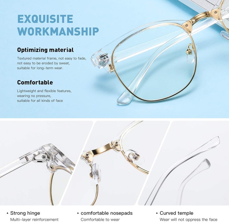 AOMASTE Store Blue Light Glasses for Woman/Men Computer Bluelight Glasses Womens/Mens - Image 4