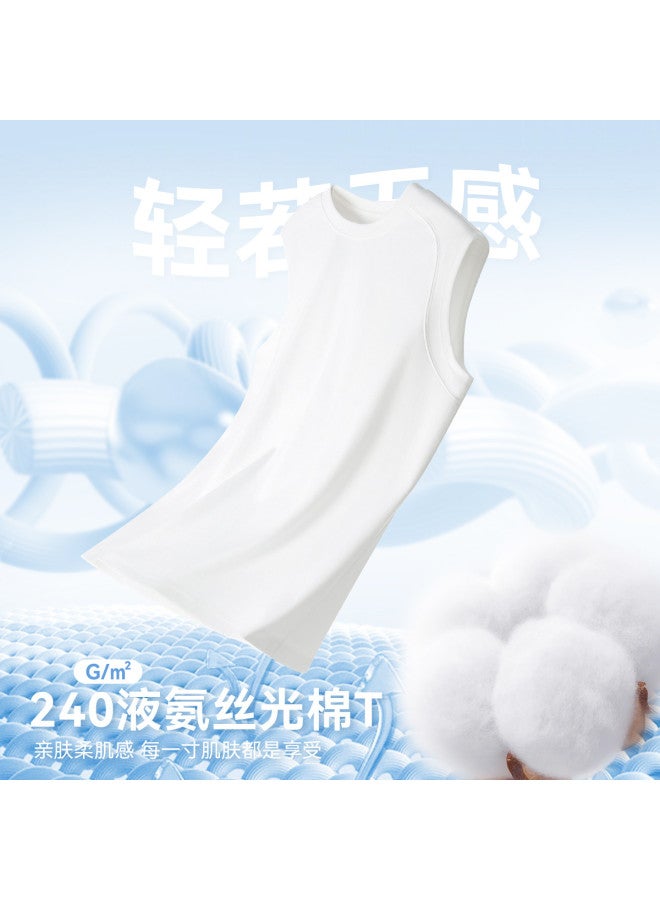 Fenton تي شيرت نشط بدون أكمام، قميص داخلي للرجال بتصميم بسيط - Image 3