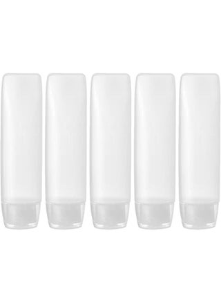KEAIYYJ- 1 oz Travel Bottles Empty Refillable Toothpaste Tubes Containers Squeeze Liquid Dispensers 5 Pack - pzsku/Z8F08C331E5D1A52AEA8AZ/45/_/1744137894/075c8511-eb9f-4170-8521-98d726390585