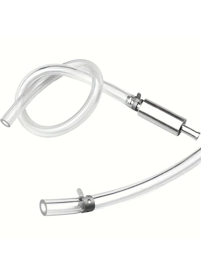 Motorcycle Brake And Clutch Bleeder Kit With One Way Valve And Hoses 1 Set Durable PVC Aluminum - Image 1