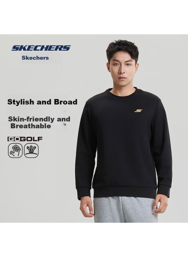 Skechers 7a Antibacterial Sweatshirt, Autumn And Winter New Year Versatile Long-sleeve Pullover Undershirt, Loose Comfortable Casual Top For Men And Wome - Image 1