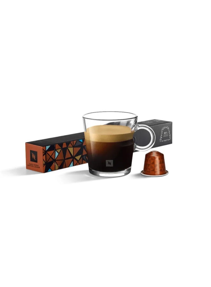 Nespresso Cape Town Coffee Capsules - 10 Capsules