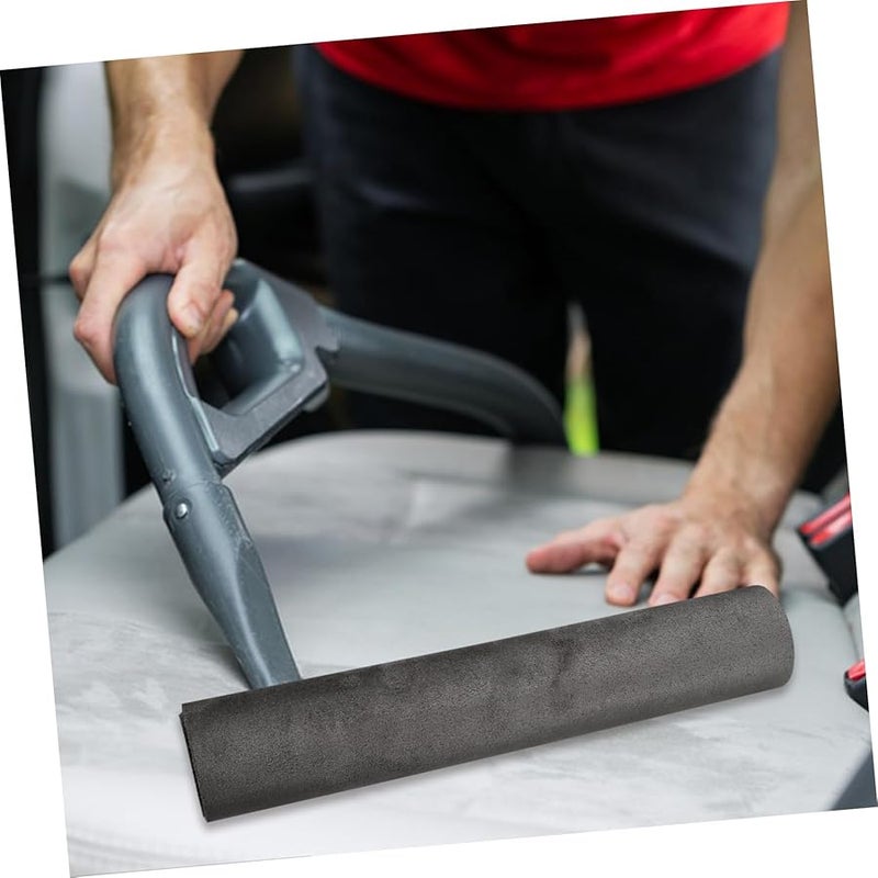 قماش جلد الغزال الرمادي اللاصق لإصلاح سقف السيارة وتجديد التصميم الداخلي - Image 4