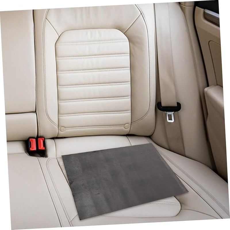 قماش جلد الغزال الرمادي اللاصق لإصلاح سقف السيارة وتجديد التصميم الداخلي - Image 5