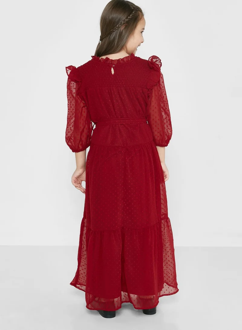 Pinata Tiered Midi Dress