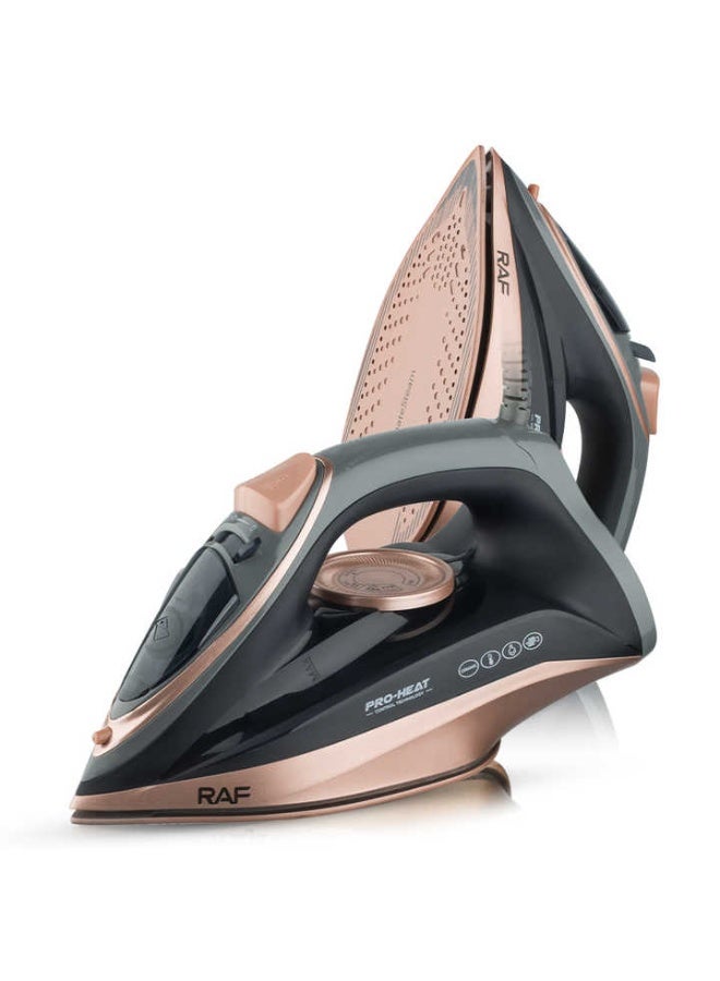 آر إيه أف مكواة بخار يدوية قوية كهربائية عالية الجودة من الفولاذ المقاوم للصدأ من RAF R.1301B - Image 1