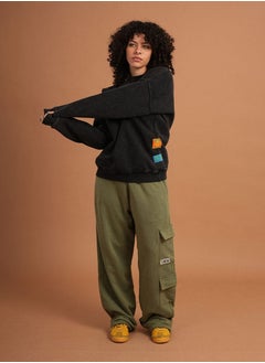 In Your Shoe Olive Cargo Swants  - Image 3