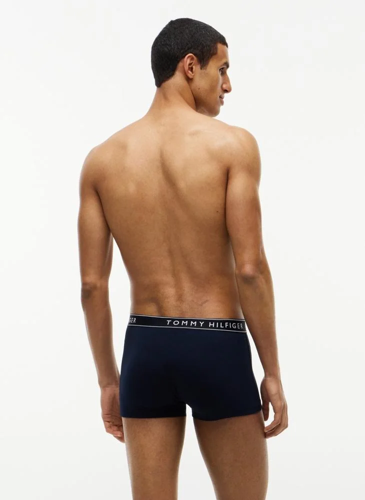 Tommy Hilfiger  3-Pack Essential Logo Waistband Trunks for Men | Best Price UAE