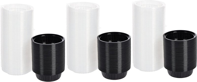 Hotpack Disposable Microwaveable Rectangular Black Base, Meal Prep Container 16 ounce with Clear Lid, 150 Pieces - Image 2