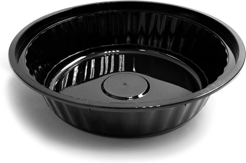 Hotpack Disposable Microwaveable Rectangular Black Base, Meal Prep Container 16 ounce with Clear Lid, 150 Pieces - Image 4