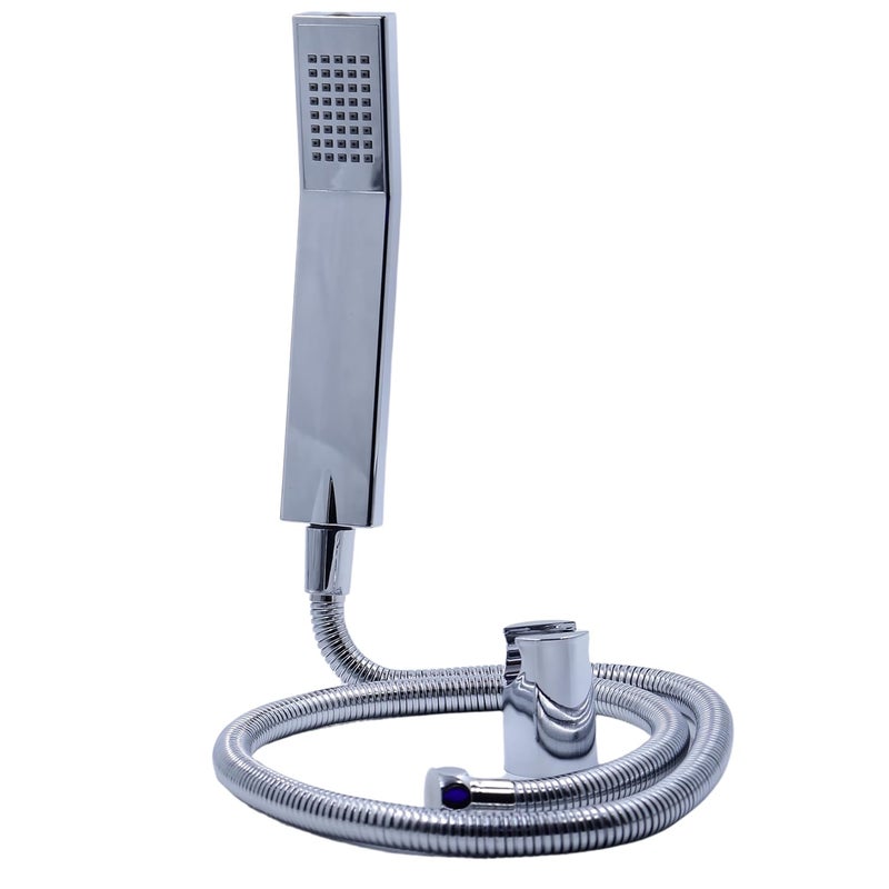 CITIPRO Citipro Stella ABS Hand ShowerTelephonic Shower in Chrome Finish with ABS Holder and 15 Mtr Stainless Steel Flexible Tube for BathroomBathroom Cleaning Set of1  - Image 2