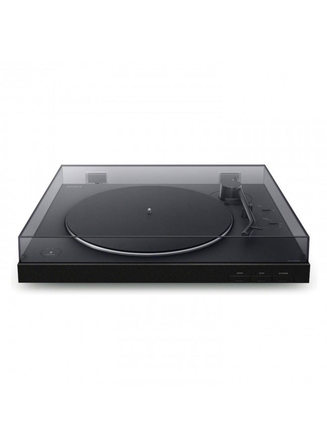 PS-LX310BT Belt Drive Turntable: Fully Automatic Wireless Vinyl Record Player with Bluetooth and USB Output Black - pzsku/Z8F09335DE51A2A01C078Z/45/_/1732280517/a2f62dae-14aa-46ca-aecf-4e4b1103979c