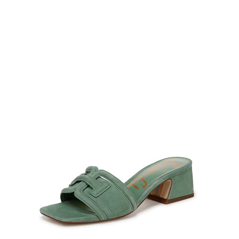Sam Edelman Women's Waylon Heeled Sandal, Green Garden, 6
