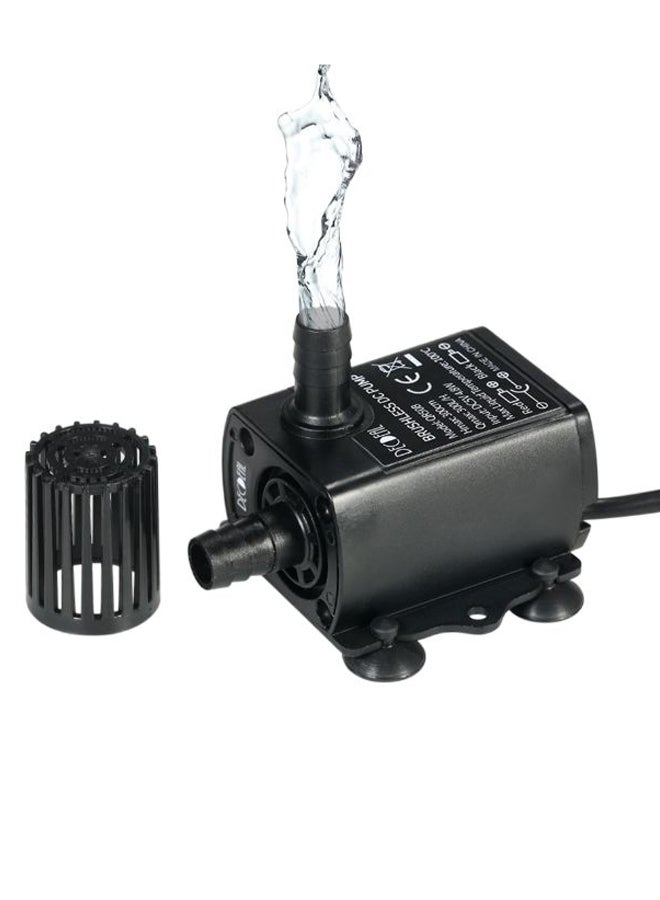 Generic Ultra-Quiet Mini Submersible  Brushless Water Pump Fountain Black  - Image 1